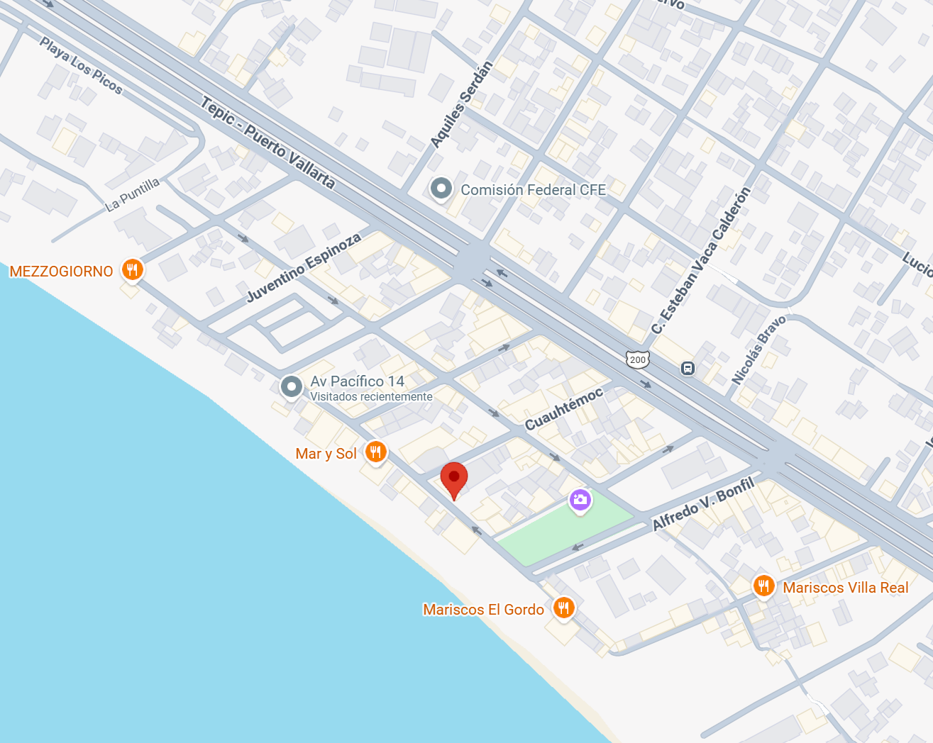 Mapa Av. Pacífico 6